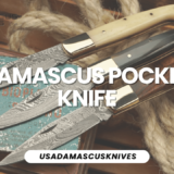 Damascus Pocket Knife